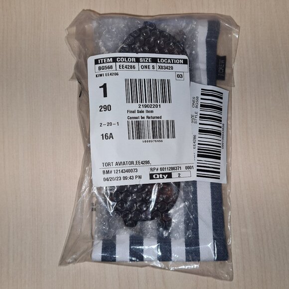 J.Crew NWT Bondi Acetate Aviator Sunglasses - Picture 4 of 4